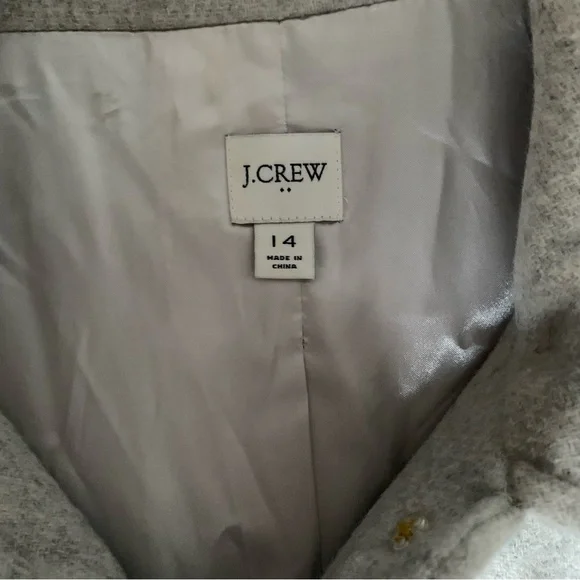 J. Crew Gray Coat - Picture 3 of 6